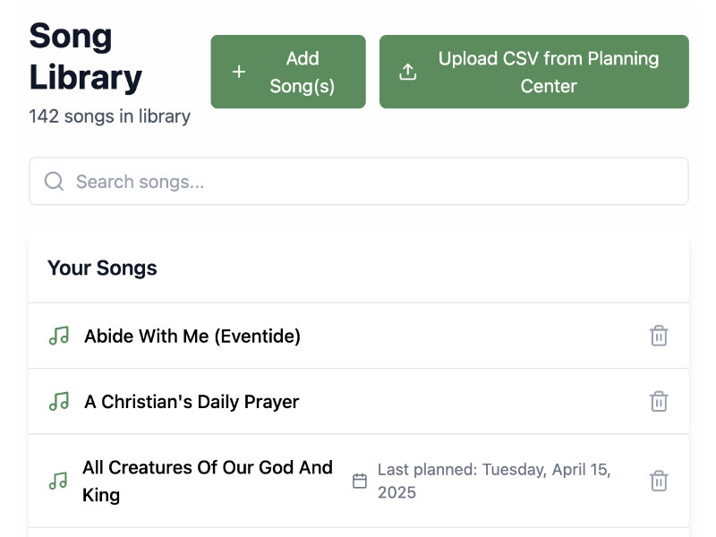 Smart Song Library
